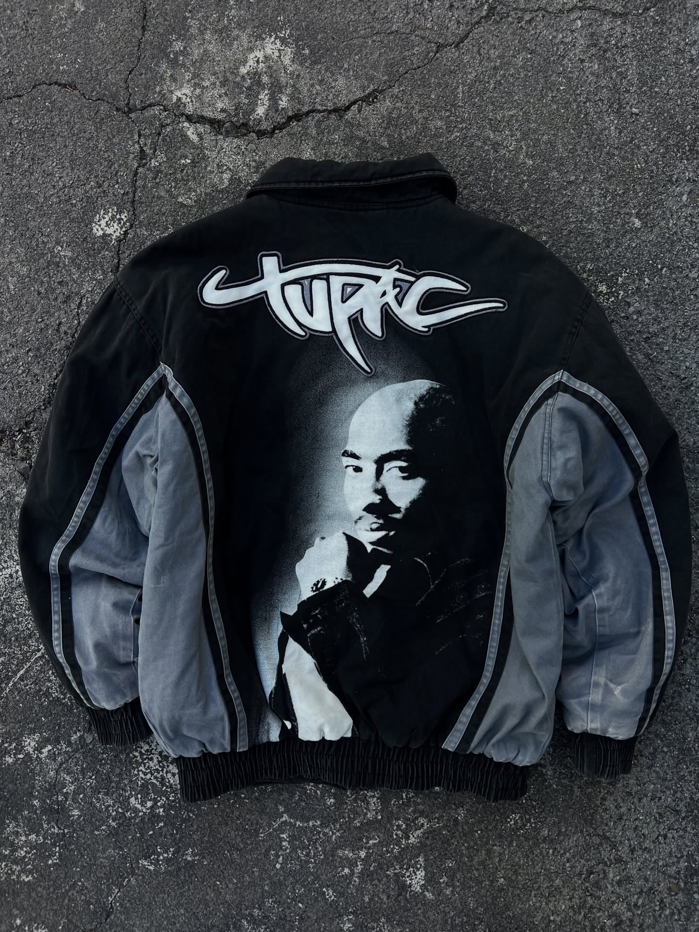 Vintage 90s Makaveli x 2pac Bomber Jacket