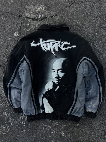 Vintage 90s Makaveli x 2pac Bomber Jacket