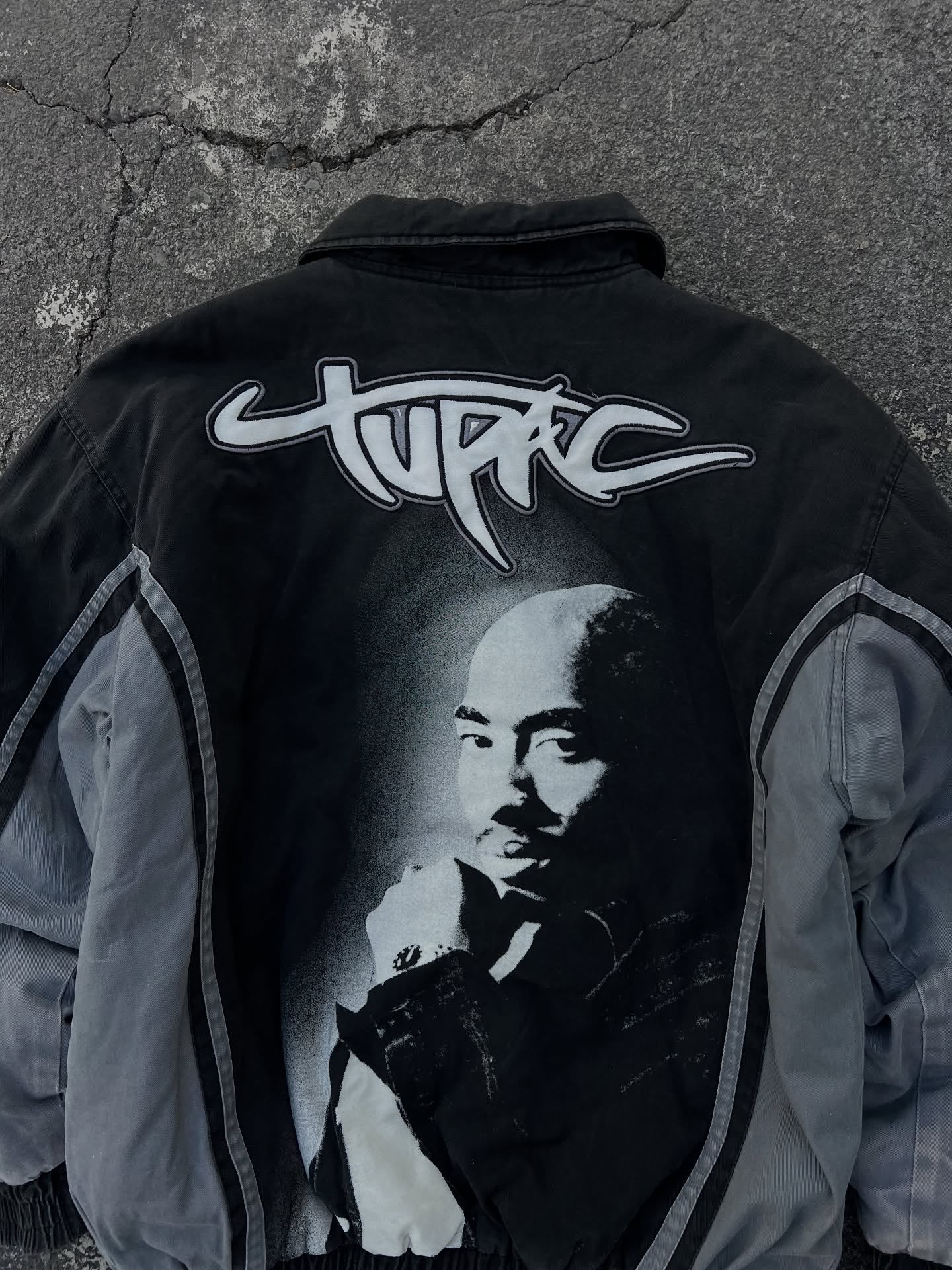 Vintage 90s Makaveli x 2pac Bomber Jacket