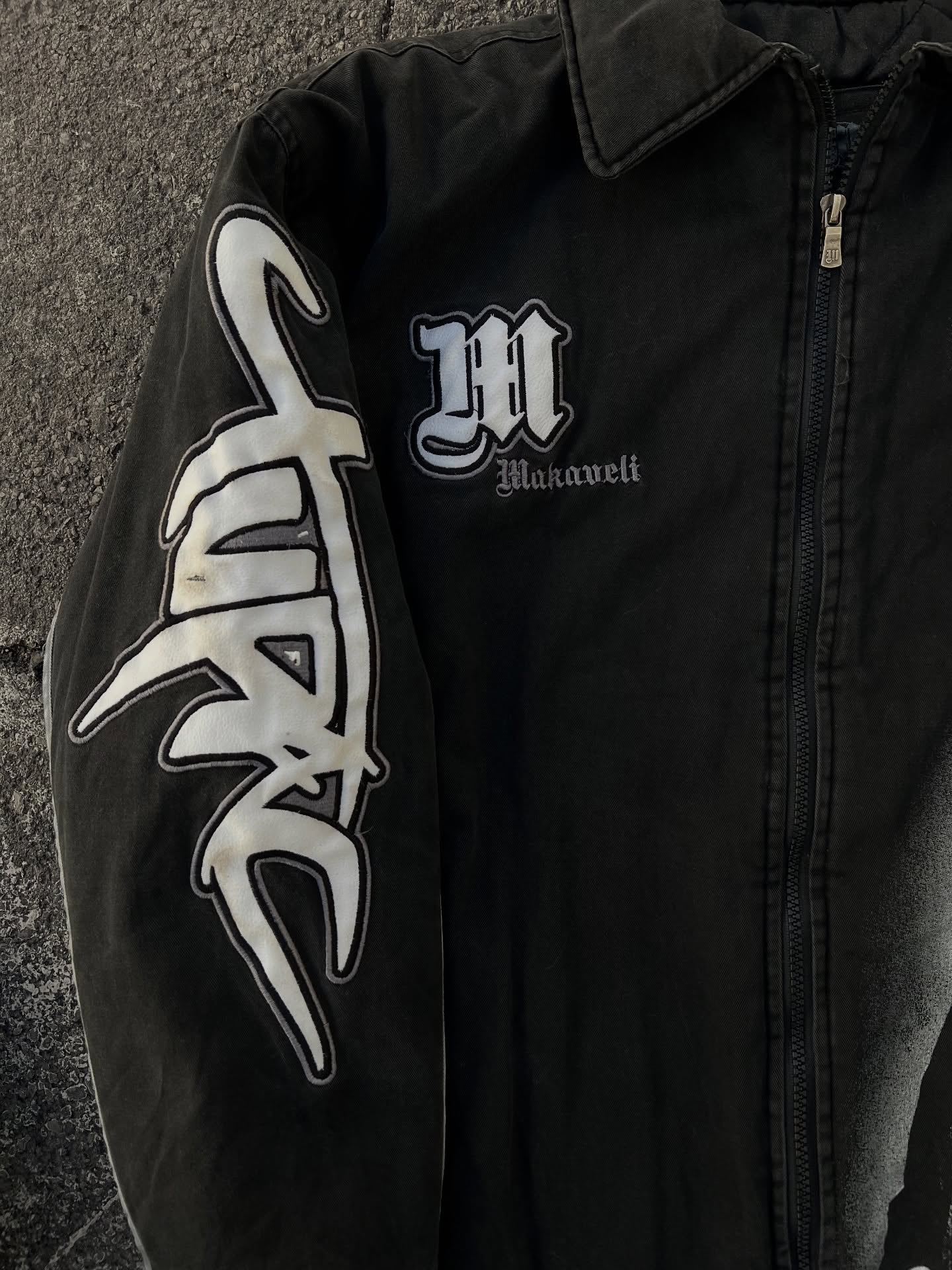 Vintage 90s Makaveli x 2pac Bomber Jacket